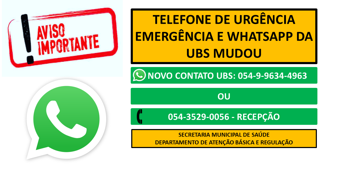 TROCA TELEFONE SERVIÇO DE SAÚDE MUNICIPAL